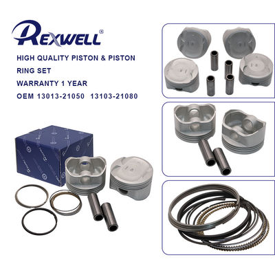 Customized High Quality 1NZ 2NZ Engine Piston Rings Assembly Kit 13013-21050 13103-21080 For Toyota Corolla Yaris Altis Vitz