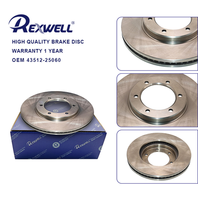 43512-25060 43512-25061 OEM περιστροφέας δίσκου φρένων για την Toyota Hiace Dyna Toyoace 5L