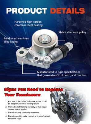 1345A119 Belt Tensioner For Mitsubishi Triton L200 4N15 Pajero Sport