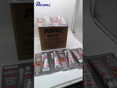 Συσκευαστή αυτοκινητοβιομηχανικών ανταλλακτικών Κόλλα για το ABRO BRAND GRAY 999 RTV Σιλικόνη Instant Gasket Maker Σφραγίδα κόλλα