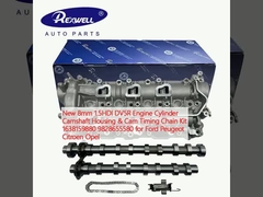 Νέο 8mm 1.5HDI DV5R κινητήρα κύλινδρο Camshaft στεγασμός & Cam Timing Chain Kit 1638159880 9828655580 για Ford Peugeot Citroen Opel