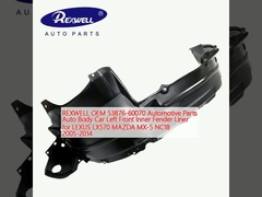 REXWELL OEM 53876-60070 Μέρη αυτοκινήτων Αυτοκινητοκίνητο αυτοκίνητο αριστερό μπροστινό εσωτερικό φεντερ για LEXUS LX570 MAZDA MX-5 NC18 2005-2014